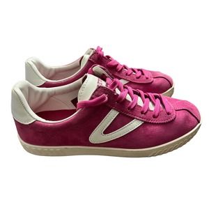 Tretorn Shoes Womens 7.5 Pink WT CAMDEN I3 Suede Sneakers Casual